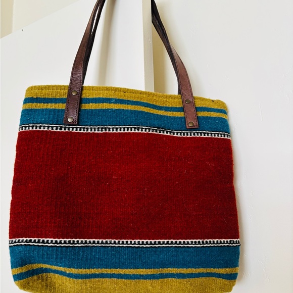 Ethical Handbags Wool  Bag New With No Tags Oaxaca,Mex. - Picture 2 of 6
